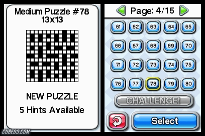 Screenshot for Nintendo Presents Crossword Collection on Nintendo DS